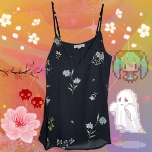 Floral Socialite tank top